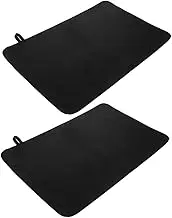 HONITANO 2pcs Sauna Floor Mat Heat Insulation Felt Mat for Spa Home Office Waterproof Thick Comfortable Sauna Bench Pad for Shower Room