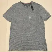 Tommy Hilfiger Men’s XL Short Sleeve Tee Blue With Small Circles Pattern
