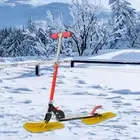 2Pcs Snow Scooter Sled Board Ski Board Sleigh Toboggan Replacement Ski Sledge