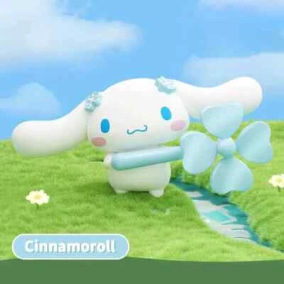Sanrio Cinnamoroll Car Air Freshener Diffuser AC Vent Flower Propeller Accessory