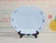 Corning Corelle Blue Country Hearts Oval Serving Platter NOS w/Label USA