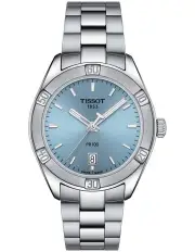 [Tissot] PR 100 Sport Chic T1019101135100 Watch in Light Blue