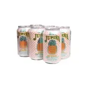 Diet Jupina Pineapple Soda, 12 oz Cans (6 Pack)