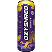 OxyShred Ultra Energy Zero Sugar Passionfruit Can 355mL