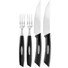 Scanpan Classic 4 Piece Texas Steak Knife and Fork Set 4pc