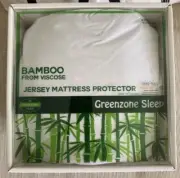 Greenzone Bamboo Rayon King Waterproof Mattress Protector Fitted Sheet Style