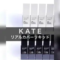 在飛比找Yahoo!奇摩拍賣優惠-日本本土嘉娜寶KATE無痕美顏15秒幻化黑灰管粉底液 遮瑕隱