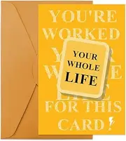Funny Retirement Gift Card for Coworker Best Friend Retirement Gag Gifts for Women Men Retiree Gag Gift Cards for Retirees Retiring Cards for Friends Coworkers Retired Gifts for Employees Colleagues