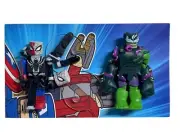 SPIDER-MAN MAXIMUM VENOM MiniMates SYMBIOTE SPIDER-MAN & VENOMIZED HULK Figures