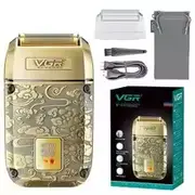VGR 336 Professional Shaver USB Rechargeable Razor Beard Trimmer Digital Display Electric Shaver 8500 RPM Shaver for Men
