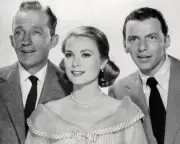 8x10 Photo of entertainers Bing Crosby, Frank Sinatra & Grace Kelly