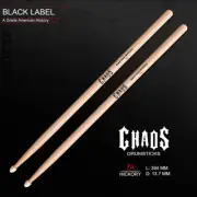 DRUM STICKS CHAOS 7a *12 PAIRS* AMERICAN HICKORY DRUMSTICKS