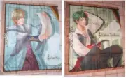 Kiniro no Corda d'Oro KAJI AOI or TSUCHIURA RYOTARO Lg Fabric Wall Tapestry NEW