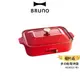 【日本 BRUNO】 多功能電烤盤 BOE021-RD 聖誕紅 (平板料理盤+章魚燒料理烤盤) 原廠公司貨 特A級福利品