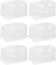 FRCOLOR 6pcs Dip Trays Dipping French Nail Tips Nail Dip Tools Kit Nail Container Manicure Spa Tools