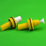2Pcs Powder Coating Flat and round nozzle be suitable for Wagner X1 spray gun