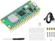 Pico WH, Raspberry Pi Pico W with Pre-Soldered Header, Built-in WiFi Support 2.4GHZ Wi-Fi 4, Based on Official RP2040 Dual-core Processor,Dual-core Arm Cortex M0+ Processor