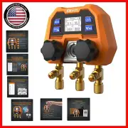 Portable Smart Manifold Gauge with Extensive Refrigerant Database & Bluetooth