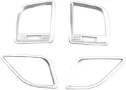 STGTZPLPDU Chrome Dashboard Front Air Condition Vent Outlet Cover Trim Frame Bezel Surround Compatible with Mazda Cx-5 Cx5 Ke 2012 2013 2014 2015 2016 Chrome Style
