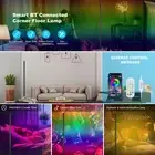 HG Dc5V 3 Splice 72 Leds Rgb Corner Floor Lamp Connected Illumination