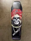 Coffin Shaped skateboard mini deck, Goth FORTUNE TELLER BONES SKULLS HORROR