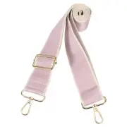1.5-inch Wide Adjustable Strap, Handbag Shoulder Crossbody Straps, Light Pink