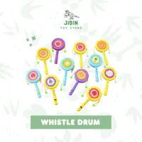 在飛比找蝦皮購物優惠-Jibin 玩具撥浪鼓棒 WHISTLE DRUM SHAK