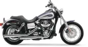 Cobra 6005 3 Slip-On Mufflers with Tips for V-Twin 95-06 Harley Super Glide FXD