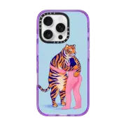 iPhone 16 Pro Impact Case MagSafe Compatible The Woman and The Tiger