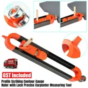 2x Profile Scribing Gauge Ruler Lock Precise Carpenter Measuring Tool DIY AU