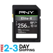 Durable 256GB Elite-X SD Card - 100MB/s Speed, Ideal for 4K Content Creators