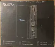 IVIIN D6919 Black 4K@60Hz Quadruple Display USB-C HDMI Docking System
