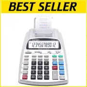 Clear Display Printing Calculator with Ergonomic Design for Seamless Accounting
