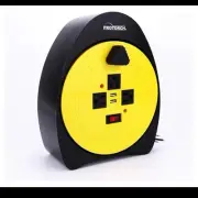 Extension Cord Reel 20' Cord Hand Wind Retractable 3 Outlets 2 USB Utilitech