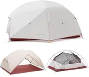 BISINNA Ultralight 2 Person Tent Backpacking Lightweight 3 Season Tent 20D 380T Nylon Rainfly Double Layer Free Standing includes Footprnint for Camping Hiking Biking