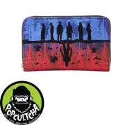 Stranger Things - Upside Down Shadows 4” Faux Leather Zip-Around Wallet "New"