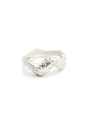 Louis Abel Aurea Textured Sterling Silver Ring 56 (UK P / US 8)