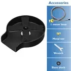 Glass Rinser Cup Washer Set Cleaner Automatic for Kitchen Sink Bar Black