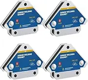 28lb Welding Magnets, Heavy Duty Magents Holder, 4Pcs 3inch Strength Strong Magnetic Clamps -Holder