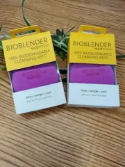 Ecotools Bioblender Facial Cleansing Mitt Set Of 2