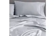 Canningvale Fitted Sheet Set Bedding Palazzo Royale 1000TC Silver