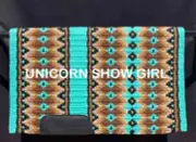 Western show saddle pad horsemanship saddle pad