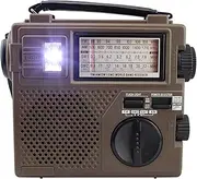 Weather Radio Digital Radio Receiver Emergency Light Radio Dynamo Radio with Built-in Speaker Manual Hand Crank Radio for Adults Kids Older