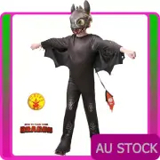 Rubies Boys How to Train Your Dragon 3 Toothless Costume Night Fury Book Week M