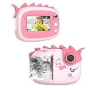 24Mp Touch Screen HD Instant Print Dual Digital Cameras 1000mAh Battery TypeC power 32GB Memory Card Fun Birthday Christmas Gifts Col.Pink