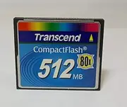 512MB Transcend CompactFlash Card 80x Speed