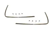 1967-68 FORD MUSTANG FASTBACK COUPE CONVERTIBLE THIN GRILLE MOLDINGS RH LH PAIR (for: Ford)