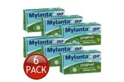 6 x MYLANTA 2GO ANTACID ORIGINAL CHEWABLE FOR INDIGESTION HEARTBURN 100 TABLETS
