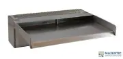 Zanardi 12" Open Top Waterfall Spillway - Stainless Steel