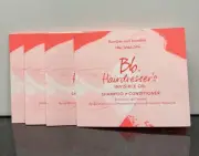 NEW 4X Bumble Shampoo & Conditioner Hairdresser’s Invisible Oil Sample Packs